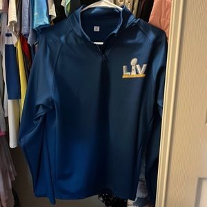 NFL “teammate” long sleeve half zip